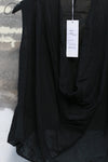Marc Le Bihan sleeveless top, handmade in France, MLB-2652-BLACK
